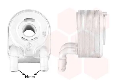 Ölkühler, Motoröl VAN WEZEL 43013703