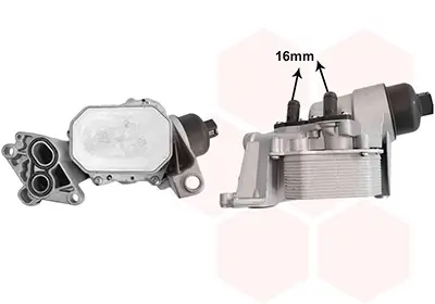 Ölkühler, Motoröl VAN WEZEL 43013721 Bild Ölkühler, Motoröl VAN WEZEL 43013721