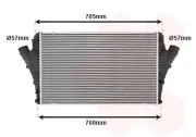 Ladeluftkühler VAN WEZEL 47004068