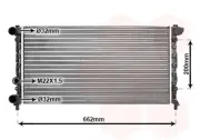 Kühler, Motorkühlung VAN WEZEL 49002008