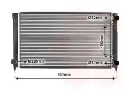 Kühler, Motorkühlung VAN WEZEL 49002033