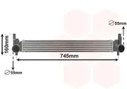 Ladeluftkühler VAN WEZEL 49004039