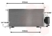 Kondensator, Klimaanlage VAN WEZEL 49005026