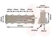 Ladeluftkühler VAN WEZEL 49014700