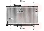 Kühler, Motorkühlung VAN WEZEL 51002050