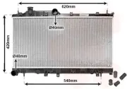 Kühler, Motorkühlung VAN WEZEL 51002065