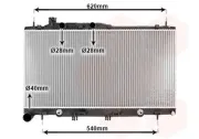 Kühler, Motorkühlung VAN WEZEL 51002069