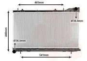 Kühler, Motorkühlung VAN WEZEL 51002071