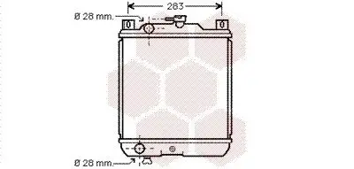 Kühler, Motorkühlung VAN WEZEL 52002020 Bild Kühler, Motorkühlung VAN WEZEL 52002020