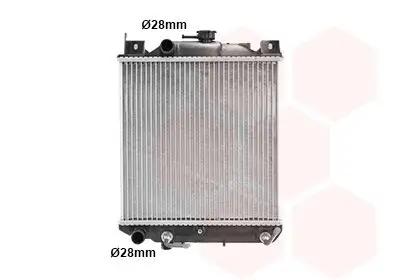 Kühler, Motorkühlung VAN WEZEL 52002023 Bild Kühler, Motorkühlung VAN WEZEL 52002023