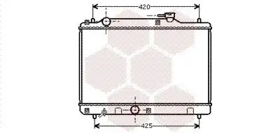 Kühler, Motorkühlung VAN WEZEL 52002034