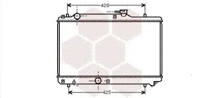 Kühler, Motorkühlung VAN WEZEL 52002035 Bild Kühler, Motorkühlung VAN WEZEL 52002035