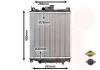 Kühler, Motorkühlung VAN WEZEL 52002059 Bild Kühler, Motorkühlung VAN WEZEL 52002059