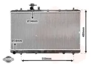 Kühler, Motorkühlung VAN WEZEL 52002084