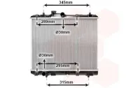 Kühler, Motorkühlung VAN WEZEL 52002111