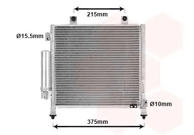 Kondensator, Klimaanlage VAN WEZEL 52005120 Bild Kondensator, Klimaanlage VAN WEZEL 52005120
