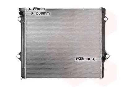 Kühler, Motorkühlung VAN WEZEL 52012700 Bild Kühler, Motorkühlung VAN WEZEL 52012700