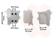 Ölkühler, Motoröl VAN WEZEL 52013700