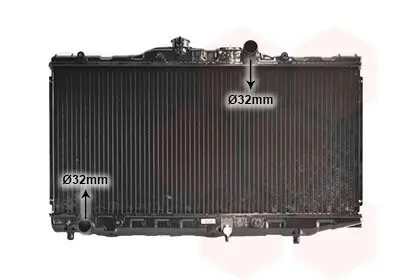 Kühler, Motorkühlung VAN WEZEL 53002061