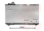 Kühler, Motorkühlung VAN WEZEL 53002219