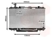 Kühler, Motorkühlung VAN WEZEL 53002301