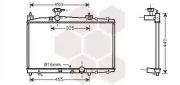 Kühler, Motorkühlung VAN WEZEL 53002317