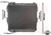 Kühler, Motorkühlung VAN WEZEL 53002374 Bild Kühler, Motorkühlung VAN WEZEL 53002374