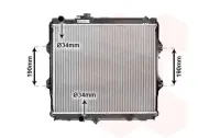 Kühler, Motorkühlung VAN WEZEL 53002492