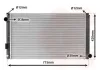 Kühler, Motorkühlung VAN WEZEL 53002748