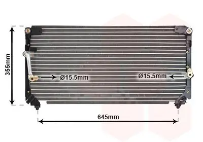 Kondensator, Klimaanlage VAN WEZEL 53005225 Bild Kondensator, Klimaanlage VAN WEZEL 53005225