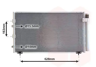 Kondensator, Klimaanlage VAN WEZEL 53005288 Bild Kondensator, Klimaanlage VAN WEZEL 53005288
