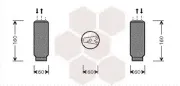 Trockner, Klimaanlage VAN WEZEL 5300D024