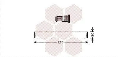 Trockner, Klimaanlage VAN WEZEL 5300D416 Bild Trockner, Klimaanlage VAN WEZEL 5300D416