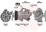 Kompressor, Klimaanlage VAN WEZEL 5300K656