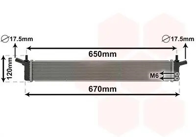 Kühler, Motorkühlung VAN WEZEL 53012703