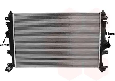 Kühler, Motorkühlung VAN WEZEL 53012722