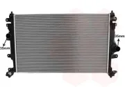 Kühler, Motorkühlung VAN WEZEL 53012722