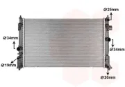 Kühler, Motorkühlung VAN WEZEL 53012723