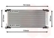 Kondensator, Klimaanlage VAN WEZEL 53015704