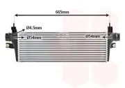 Ladeluftkühler VAN WEZEL 54014700