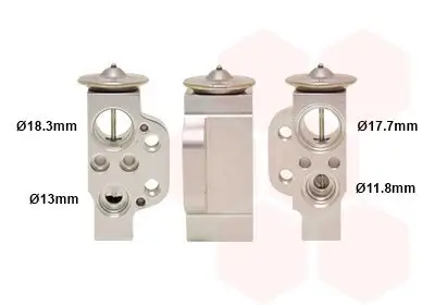 Expansionsventil, Klimaanlage VAN WEZEL 58001311 Bild Expansionsventil, Klimaanlage VAN WEZEL 58001311