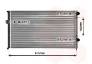Kühler, Motorkühlung VAN WEZEL 58002102