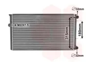 Kühler, Motorkühlung VAN WEZEL 58002105