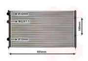 Kühler, Motorkühlung VAN WEZEL 58002115
