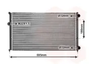 Kühler, Motorkühlung VAN WEZEL 58002116