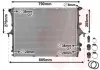 Kühler, Motorkühlung VAN WEZEL 58002214 Bild Kühler, Motorkühlung VAN WEZEL 58002214