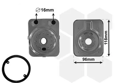 Ölkühler, Motoröl VAN WEZEL 58003093