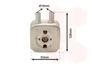 Ölkühler, Motoröl VAN WEZEL 58003148