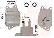 Ölkühler, Automatikgetriebe VAN WEZEL 58003405