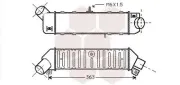 Ladeluftkühler VAN WEZEL 58004162